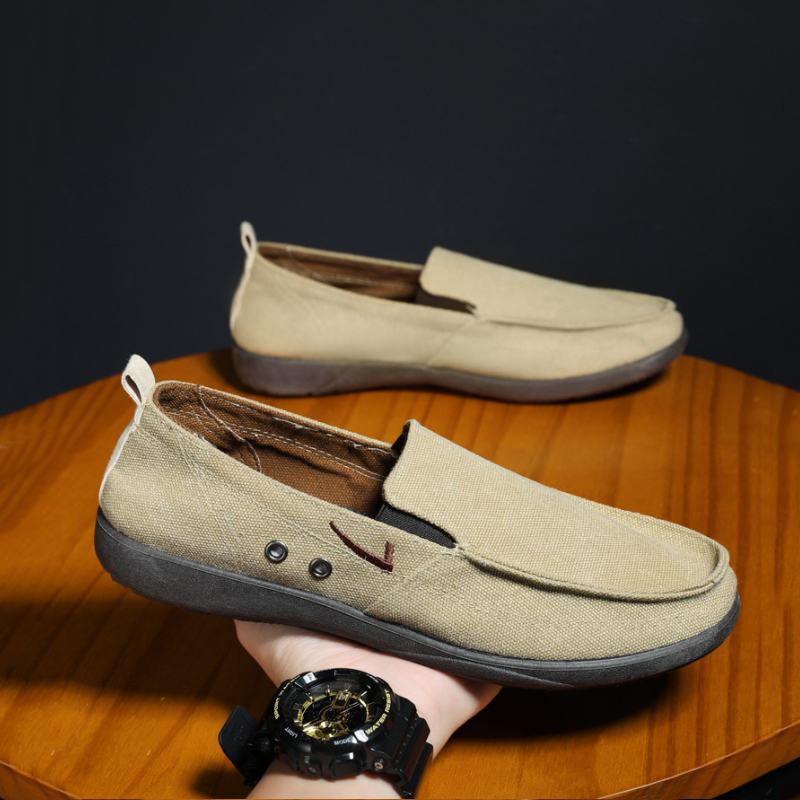 Giày lười vải nam BN0139 thiết kế đơn giản, phong cách trẻ trung, năng động