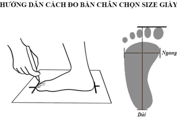 Hướng dẫn cách đo kích thước chân chọn size giày đá bóng vừa vặn