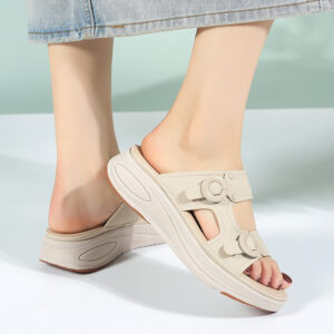 Dép Sandal Slip-On Nữ Đế Cao AG0061
