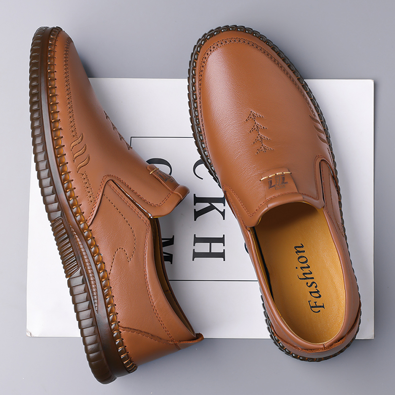 Giày Lười Da Bò Nam AG0091