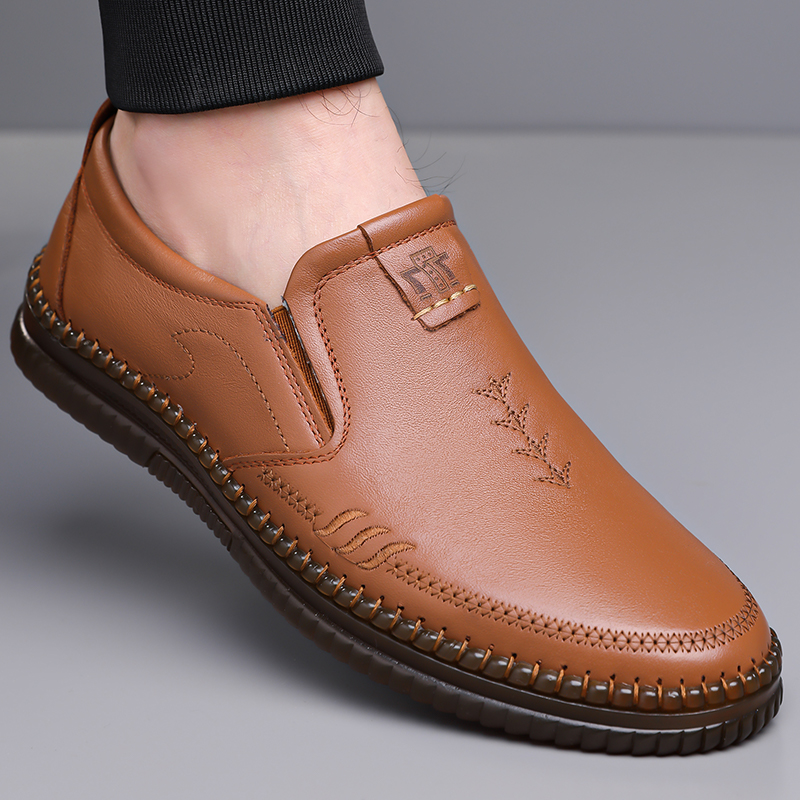 Giày Lười Da Bò Nam AG0091