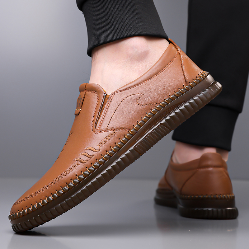 Giày Lười Da Bò Nam AG0091