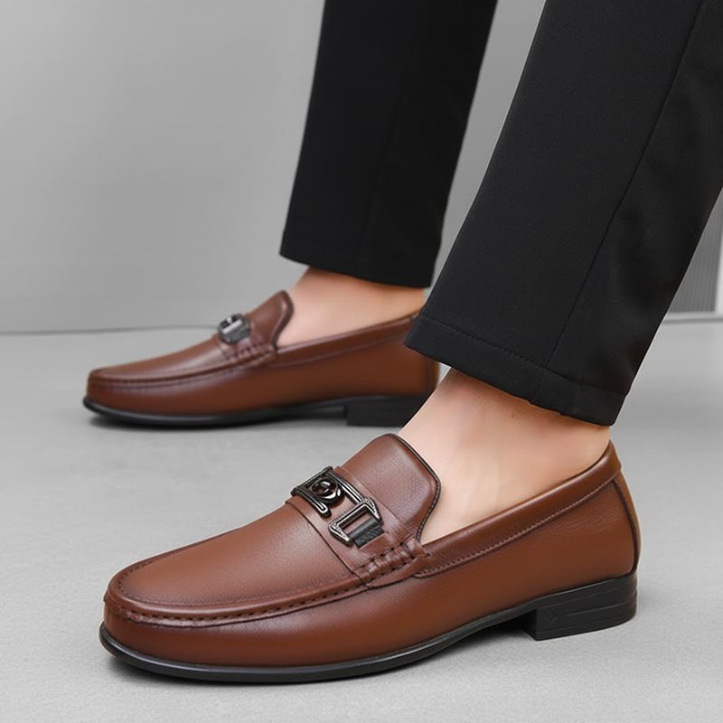 Giày Lười Da Bò Nam AG0101