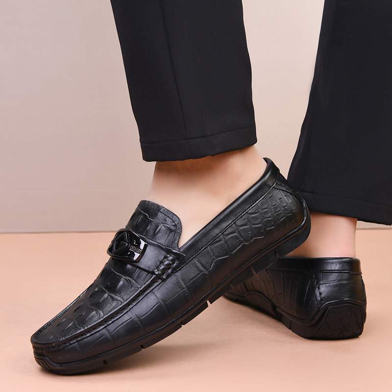 Giày Lười Da Bò Nam AG0097