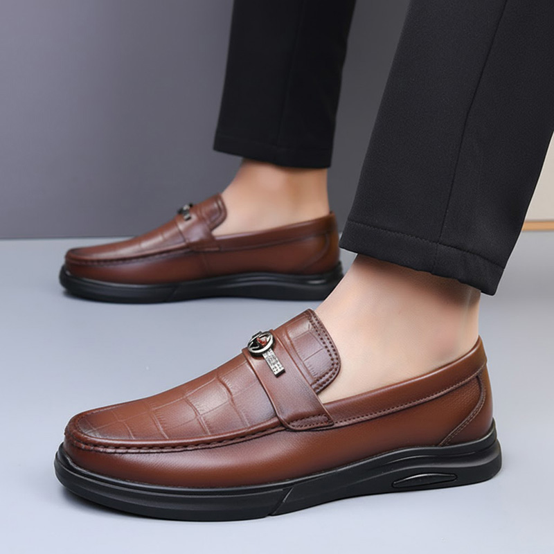 Giày Lười Da Bò Nam AG0099