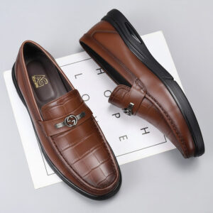 Giày Lười Da Bò Nam AG0099