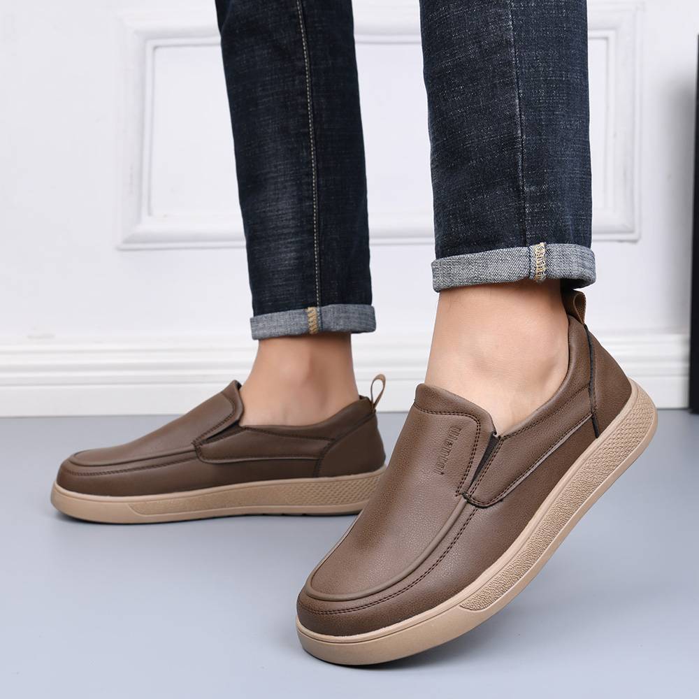 Giày Lười Da Bò Nam CS01